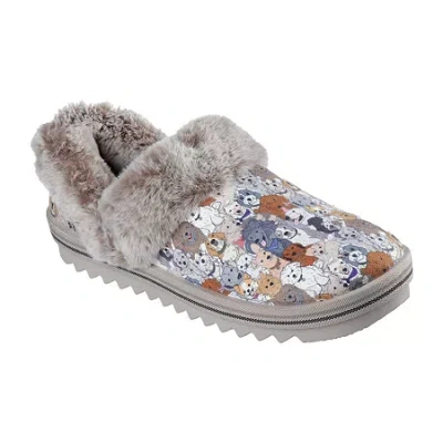 Bobs From Skechers Skechers Bobs Cozy Kiss Paw Jams Womens Memory Foam Slip-on Slippers In Multi