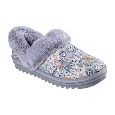 Bobs From Skechers Skechers Bobs Cozy Kiss Paw Jams Womens Memory Foam Slip-on Slippers In Multi