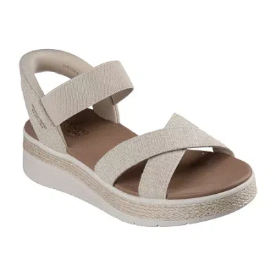 Bobs From Skechers Skechers Bobs Womens Sun Ray Strap Sandals In Neutral