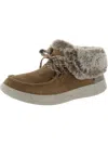 BOBS FROM SKECHERS SKIPPER - COTTON TAILS WOMENS FAUX FUR LINED ANKLE BOOTIES
