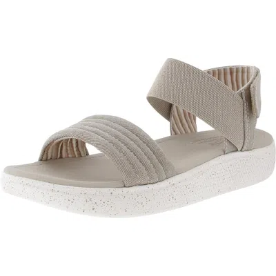 Bobs From Skechers Womens Memory Foam Man Made Ankle Strap