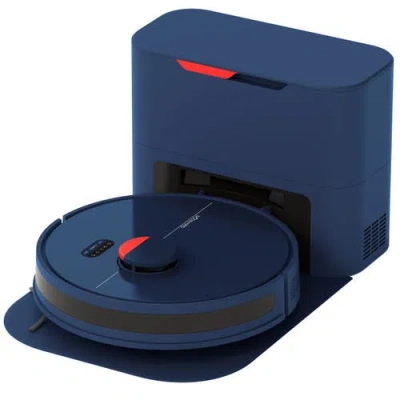 Bobsweep Dustin App & Voice Control Self-empty Robot Vacuum & Mop In Blue