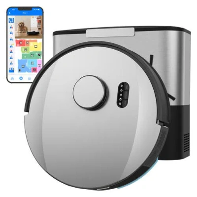 Bobsweep Ultravision Object-aware Robot Vacuum & Mop In Silver