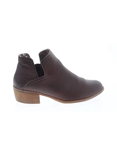 Pre-owned B.o.c. Ankle Boots In Brown