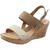 B.o.c. Born Concepts Z15501 Womens Crossover Manmade Wedge Heels