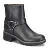 B.o.c. By Born Womens Shai Stacked Heel Motorcycle Boots In Black