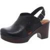 B.o.c. Cecila Womens Faux Leather Buckle Clogs In Black