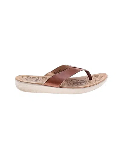 Pre-owned B.o.c. Flip Flops In Brown
