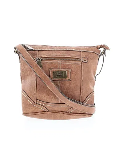 Pre-owned B.o.c. Leather Crossbody Bag In Brown