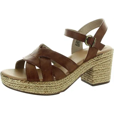 B.o.c. Melodie Womens Adjustable Faux Leather Slingback Sandals In Multi