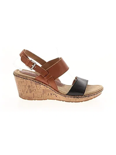 Pre-owned B.o.c. Wedges In Brown