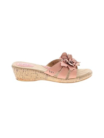 Pre-owned B.o.c. Wedges In Pink