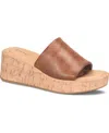 B.o.c. Women's  Savia Slip-on Sandals In Dark Tan Cognac