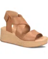 B.o.c. Women's  Shola Round Toe Sandals In Tan Biscuit