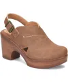 B.o.c. Women's Cecila Comfort Clog In Brown Nubuck