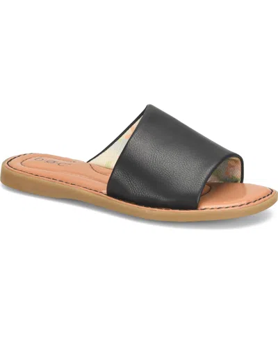 B.o.c. Women's Keely Flat Slide Comfort Sandals In Black