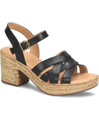 B.o.c. Women's Melodie Ankle Strap Comfort Sandals In Black