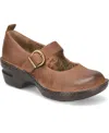B.o.c. Women's Peggy Mary Jane Round Toe Clogs In Brown