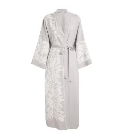 Bocan Linen Acacia Robe In Grey