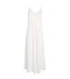 Bocan Silk Chiffon Lace-trim Elora Nightdress In White