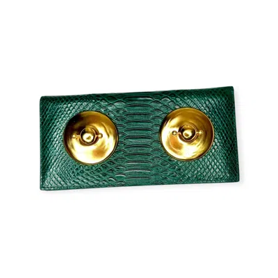 Boccinelli Women's Pierced Nipple Wallet - Green