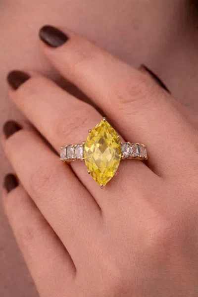 Pre-owned Bochic “orient” Vintage Lemon Amethyst & Lilac Tanzanite Ring 18k Gold & Silver In Purple