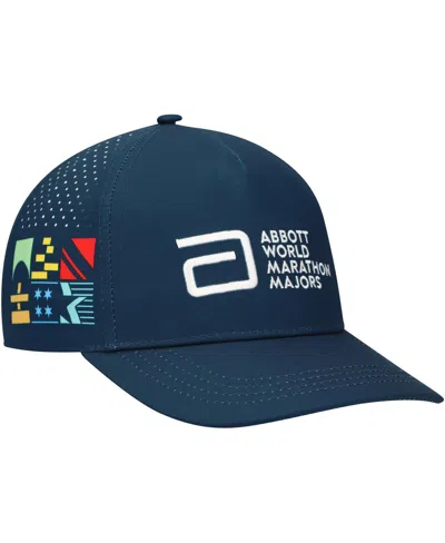 Boco Gear Men's And Women's Navy World Marathon Majors Running Trucker Adjustable Hat