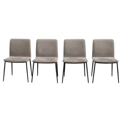 Pre-owned Boconcept Newport Dining Chair By Henrik Pedersen, Set Of Four In Gray