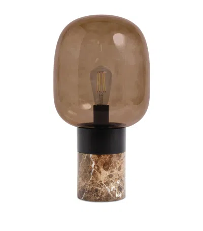 Boconcept Stockholm Marble Table Lamp In Brown