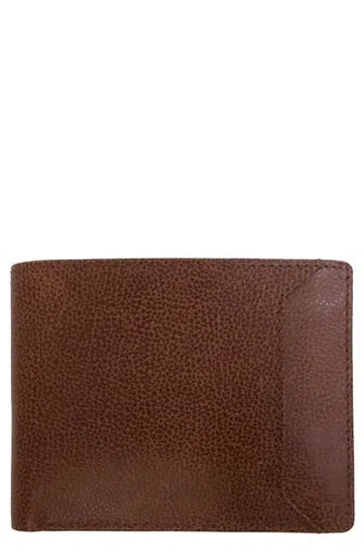 Boconi 3-in-1 Leather Id Wallet Gift Set In Brown