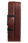 Boconi Leather Belt In Brown