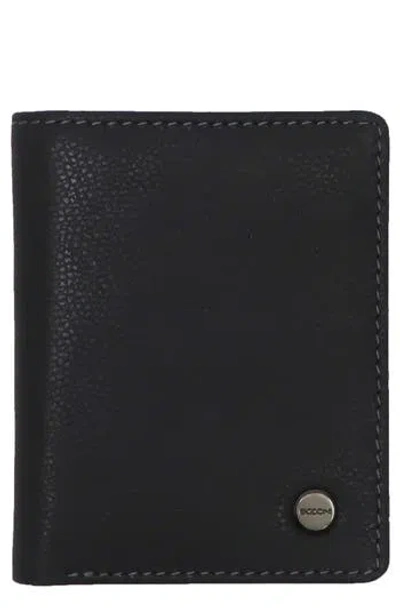Boconi North/south Bifold Wallet In Black