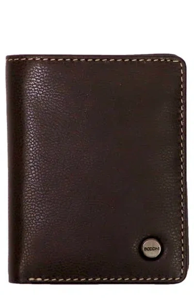 Boconi North/south Bifold Wallet In Brown