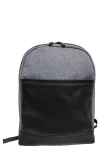 BOCONI RECYCLED POLYESTER & LEATHER BACKPACK