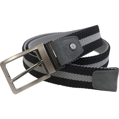 Boconi Reversible Stretch Woven Belt In Pattern