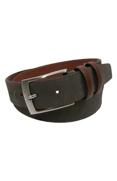 Boconi Suede Belt In Purple