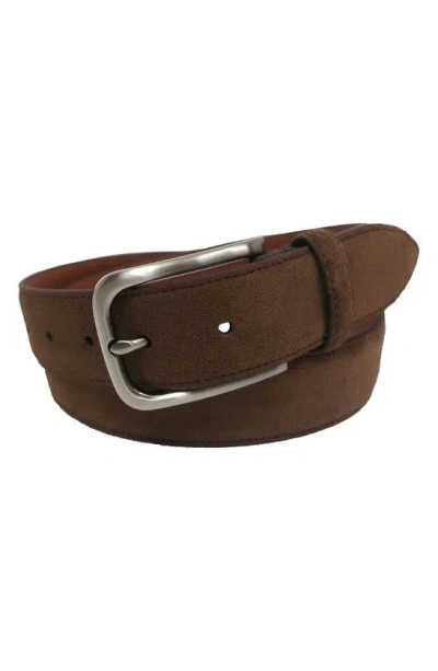 Boconi Suede Belt In Brown