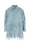 Bode Carillon Shirt Dress Metallic Embellishments