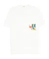 Bode Abstract-print Pocket T-shirt In White