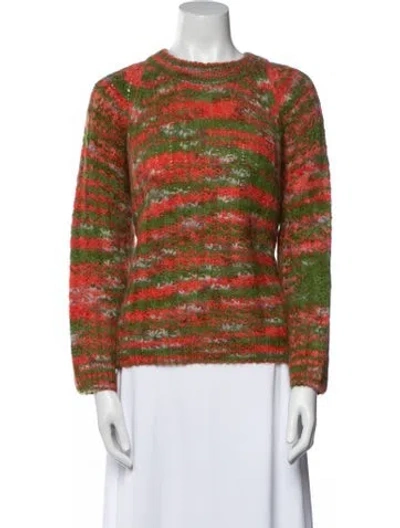 Pre-owned Bode Alpaca Striped Sweater In Multi