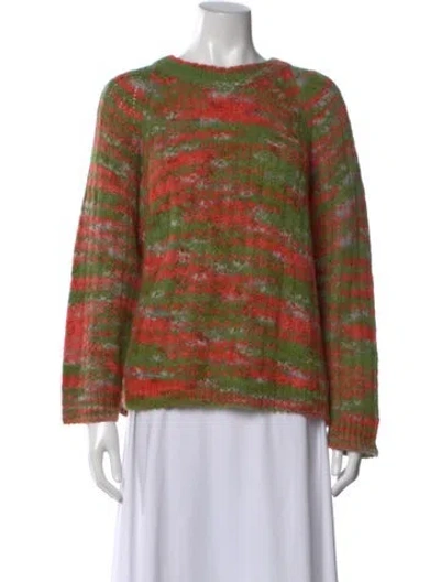 Pre-owned Bode Alpaca Striped Sweater In Multi