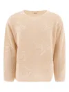 Bode Textured Knitwear In Pink