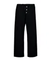 Bode Astor Drawstring Casual Pants In Black