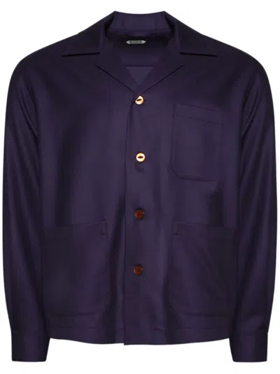 Bode Aubergine Shirt In Purple
