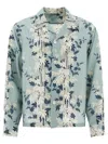 Bode Bamboo Forest Shirts Light Blue In Blue