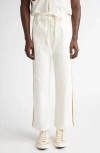 Bode Baseball Pajama Pants In White Multi