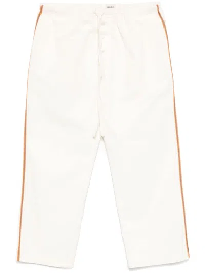 Bode Baseball Trousers In White