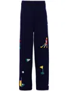 Bode Bead Detailing Golf Trousers In Blau