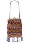 Bode Multicolor Beaded Bracken Frame Bag In Multi