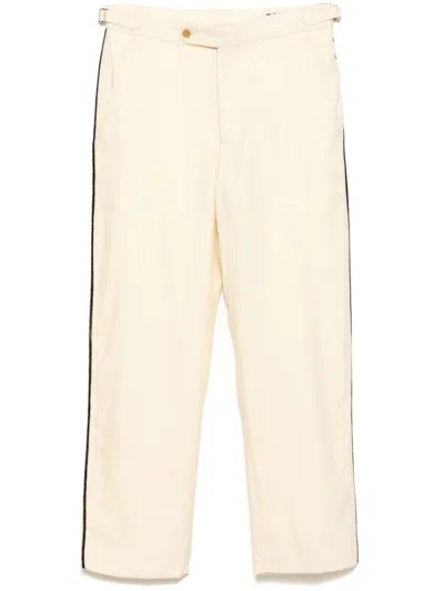 Bode Off-white Redtail Pyjama Pants In Beige